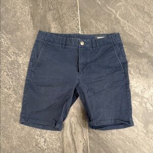 Bonobos Blue Flat Front Shorts Versatile Casual Wear